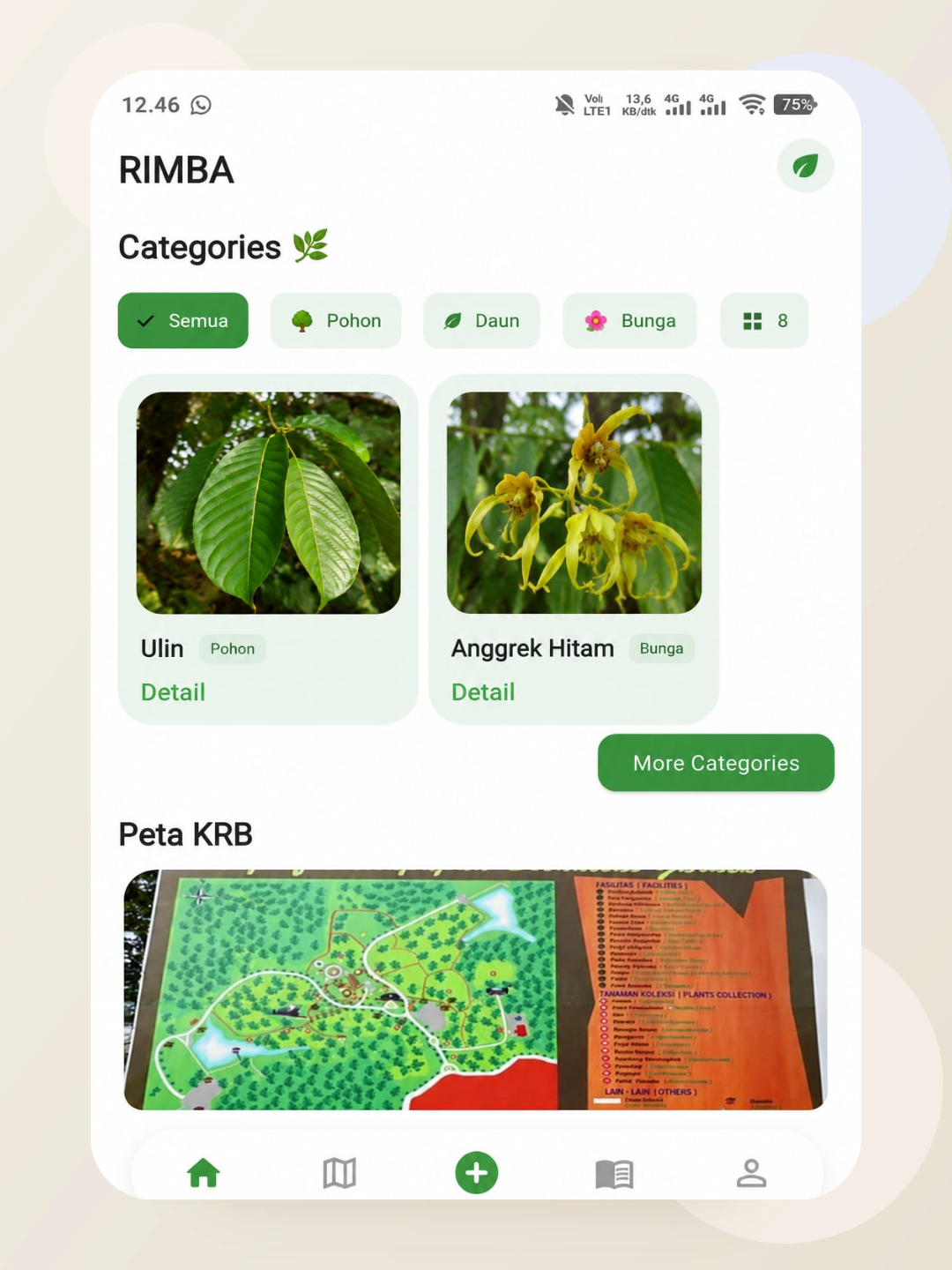 Aplikasi Panduan Digital Kebun Raya Balikpapan